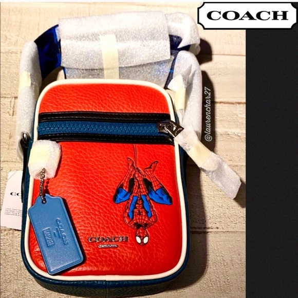 Coach Handbags - COACH Spider-Man Crossbody Bag MARVEL Spiderman